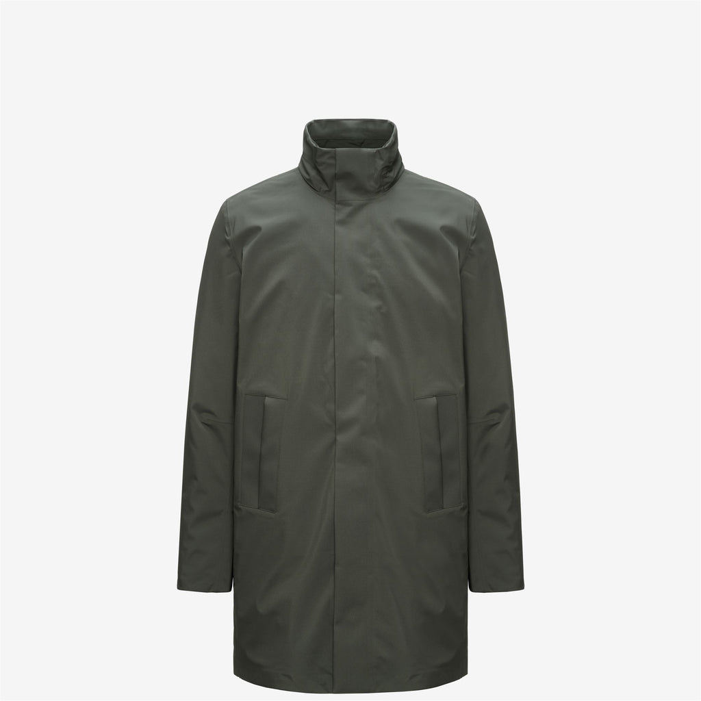 Jackets_Man_THOMAL BONDED PADDED_3/4 Length_GREEN BLACKISH-GREEN BLACKISH - Commercial 2