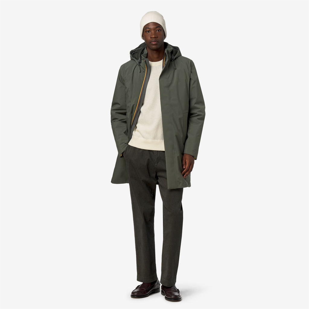 Jackets_Man_THOMAL BONDED PADDED_3/4 Length_GREEN BLACKISH-GREEN BLACKISH - Commercial 7