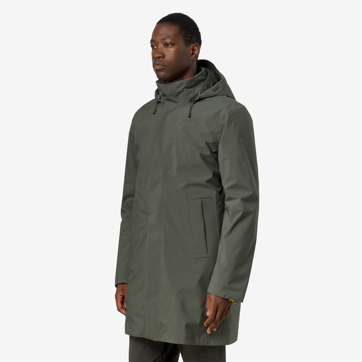 Jackets_Man_THOMAL BONDED PADDED_3/4 Length_GREEN BLACKISH-GREEN BLACKISH - Commercial 5