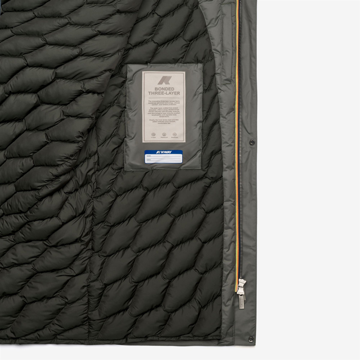 Jackets_Man_THOMAL BONDED PADDED_3/4 Length_GREEN BLACKISH-GREEN BLACKISH - Commercial 3