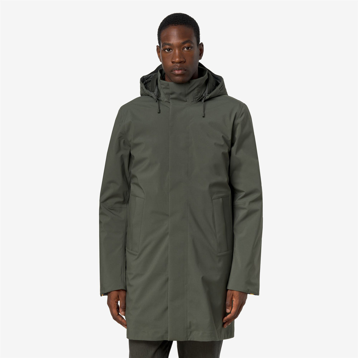 Jackets_Man_THOMAL BONDED PADDED_3/4 Length_GREEN BLACKISH-GREEN BLACKISH - Commercial 4