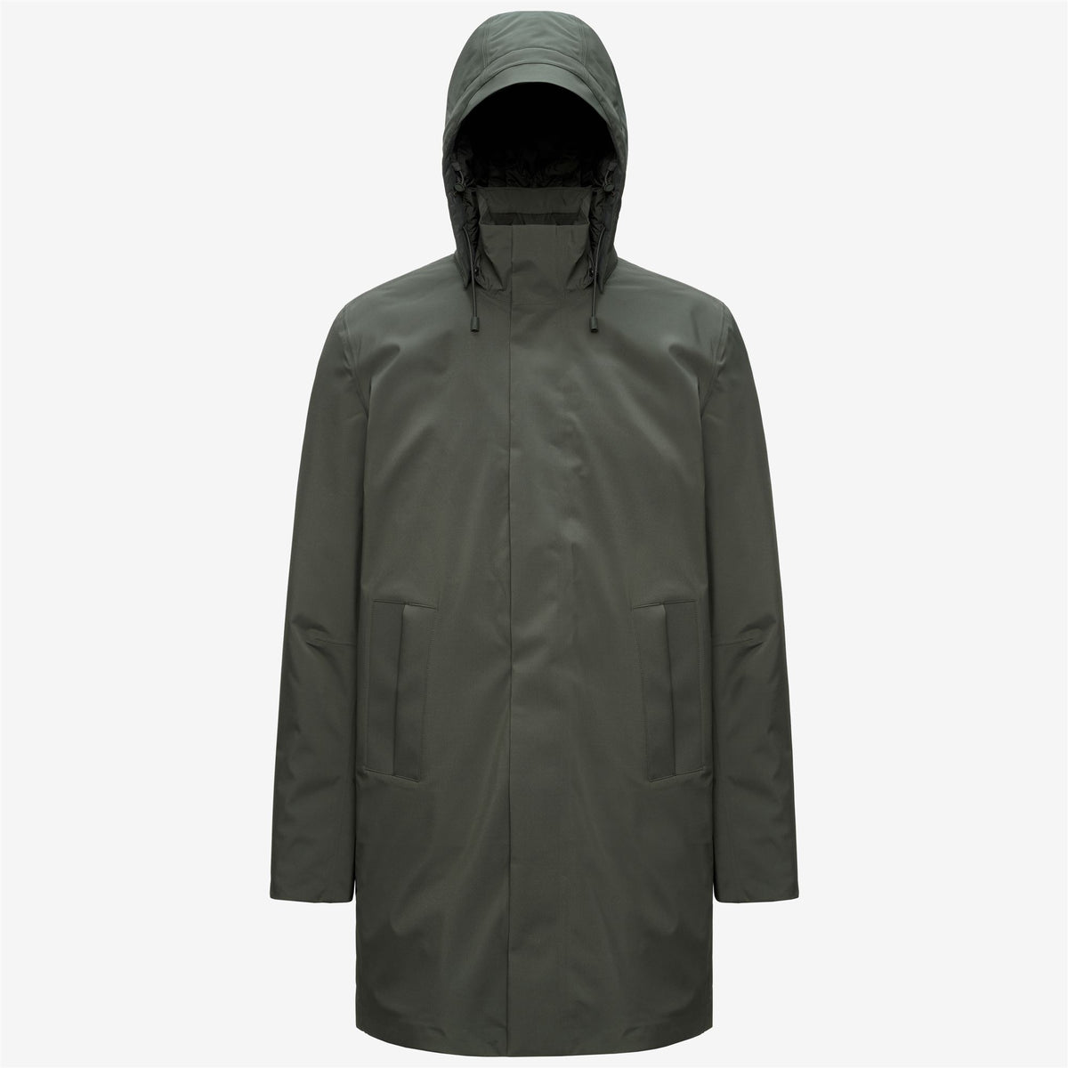Jackets_Man_THOMAL BONDED PADDED_3/4 Length_GREEN BLACKISH-GREEN BLACKISH - Commercial 1