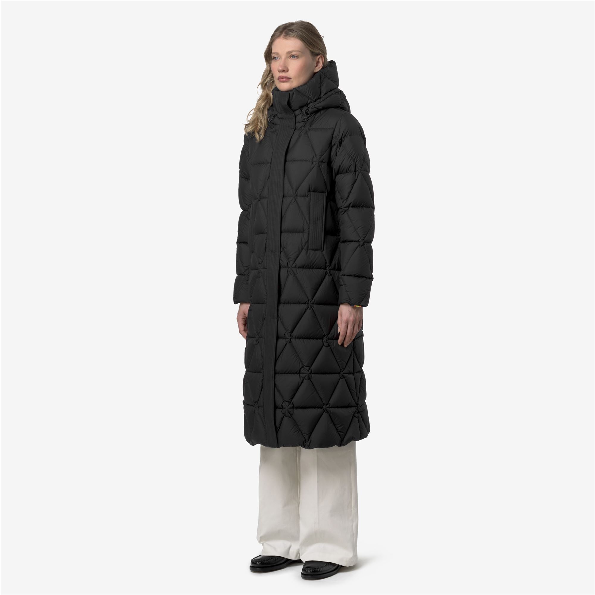 Jackets_WOMAN_RUENNE THERMO MICROFIBER_Long_Black Pure - Black Pure - Commercial 5