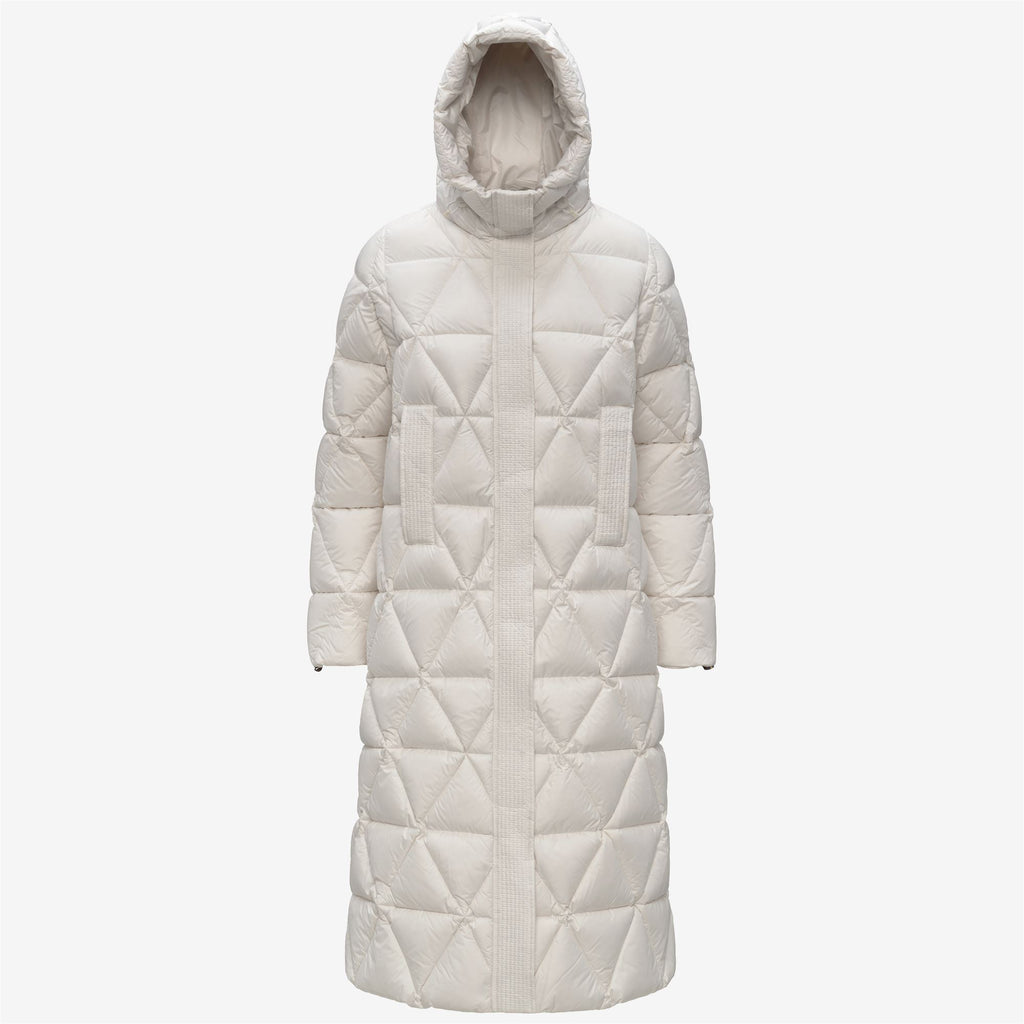 Jackets_WOMAN_RUENNE THERMO MICROFIBER_Long_White Gardenia Combo - White Gardenia - Commercial 1