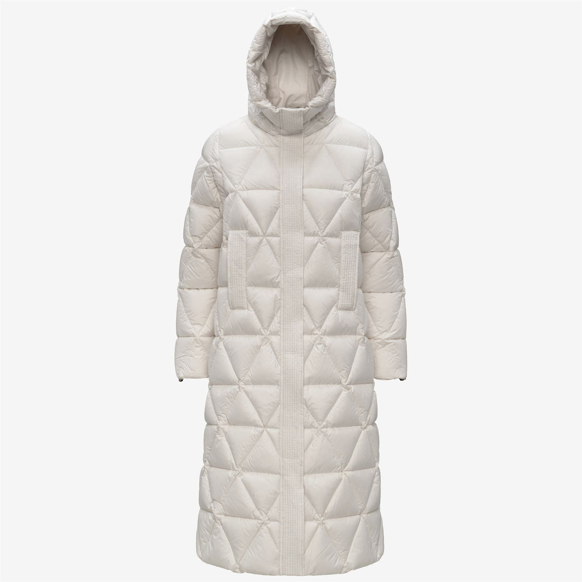 Jackets_WOMAN_RUENNE THERMO MICROFIBER_Long_White Gardenia Combo - White Gardenia - Commercial 1