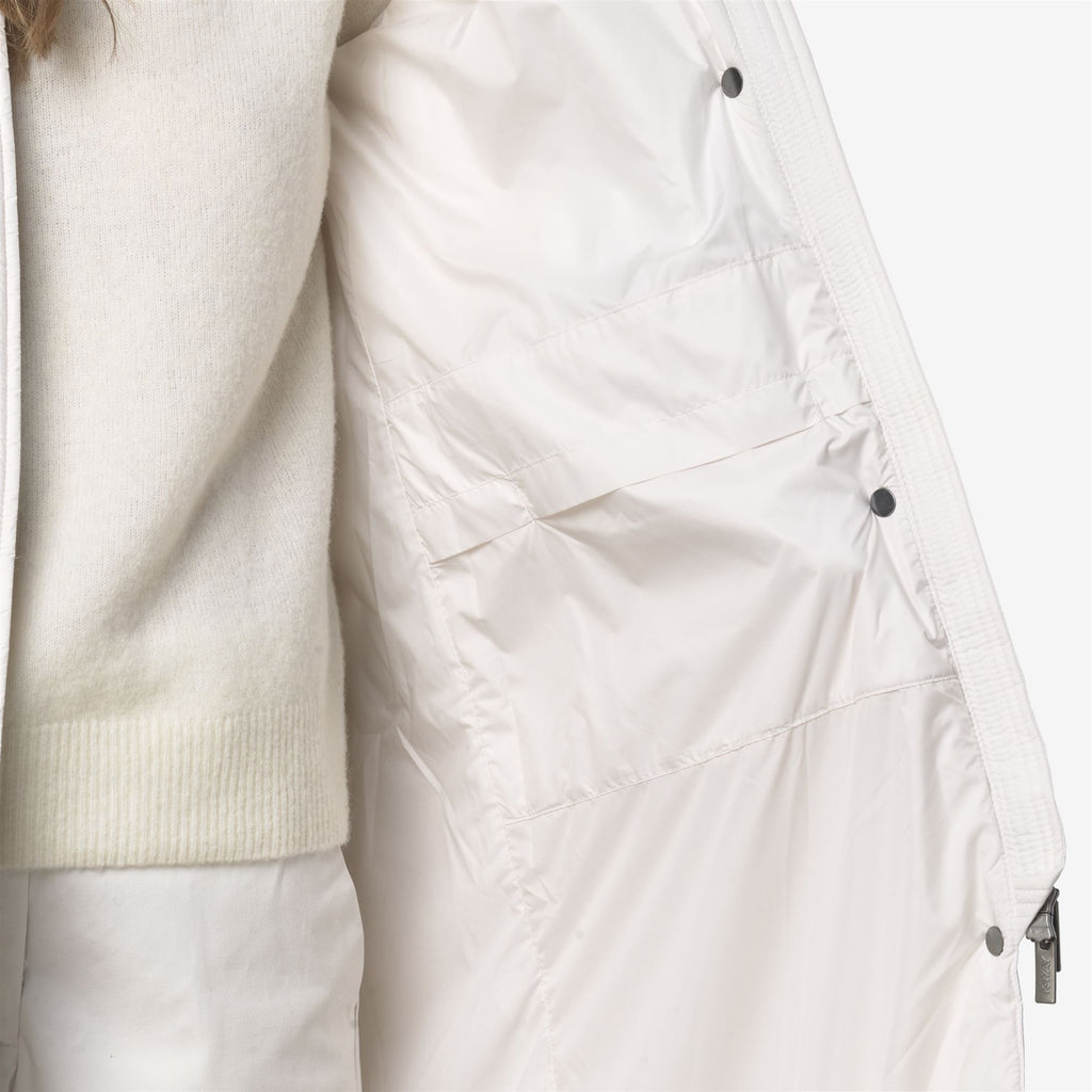 Jackets_WOMAN_RUENNE THERMO MICROFIBER_Long_White Gardenia Combo - White Gardenia - Commercial 7