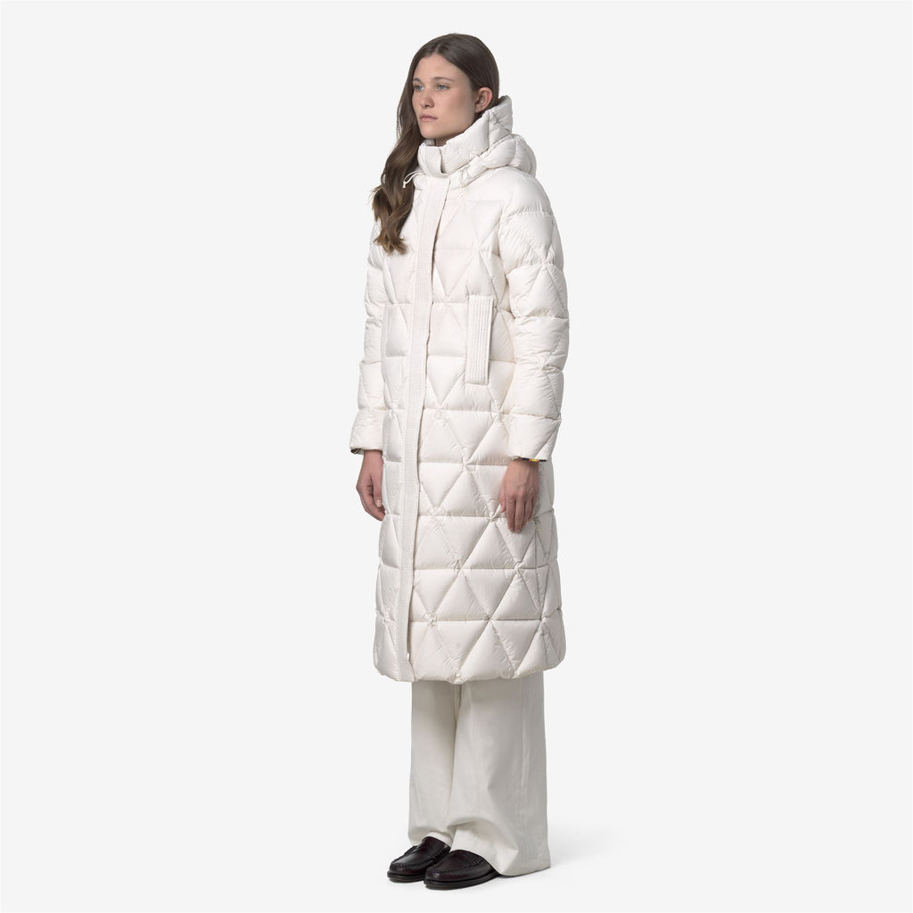 Jackets_WOMAN_RUENNE THERMO MICROFIBER_Long_White Gardenia Combo - White Gardenia - Commercial 5