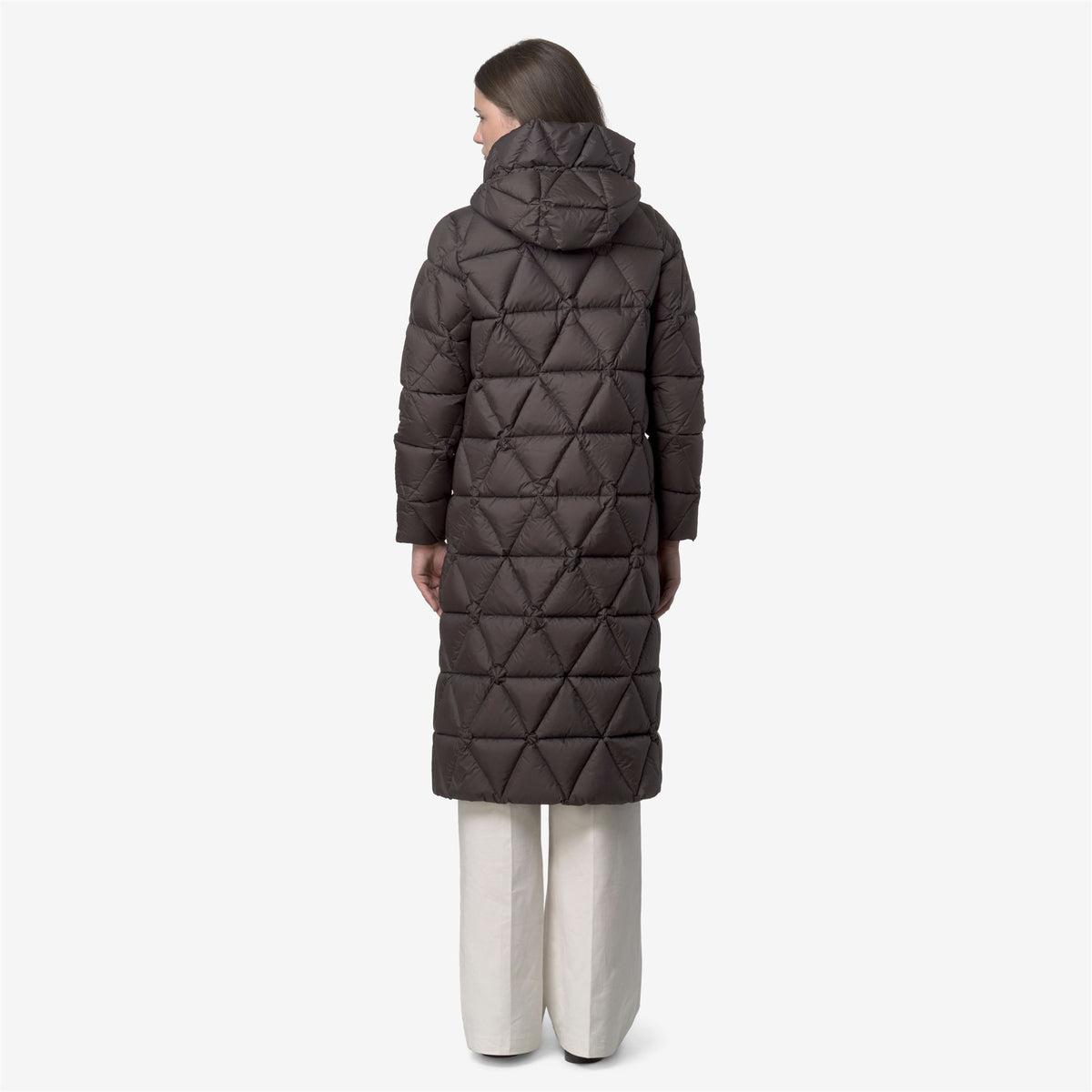 Jackets_WOMAN_RUENNE THERMO MICROFIBER_Long_Black Olive Combo - Black Olive - Commercial 6
