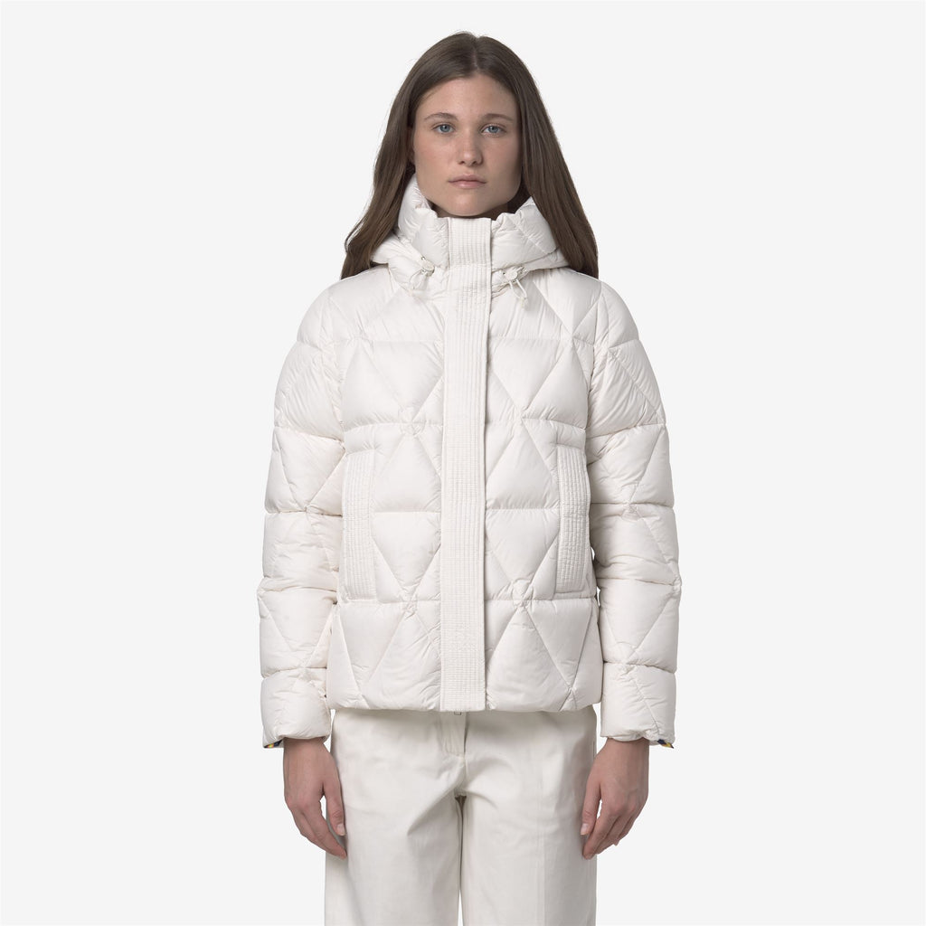 Jackets_WOMAN_LETHILLE THERMO MICROFIBER_Short_White Gardenia Combo - White Gardenia - Commercial 4
