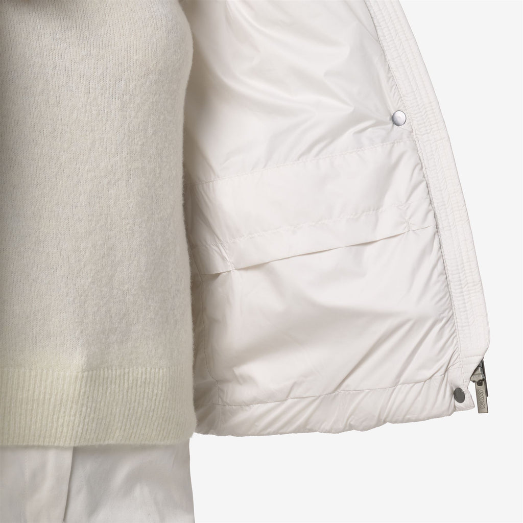 Jackets_WOMAN_LETHILLE THERMO MICROFIBER_Short_White Gardenia Combo - White Gardenia - Commercial 7