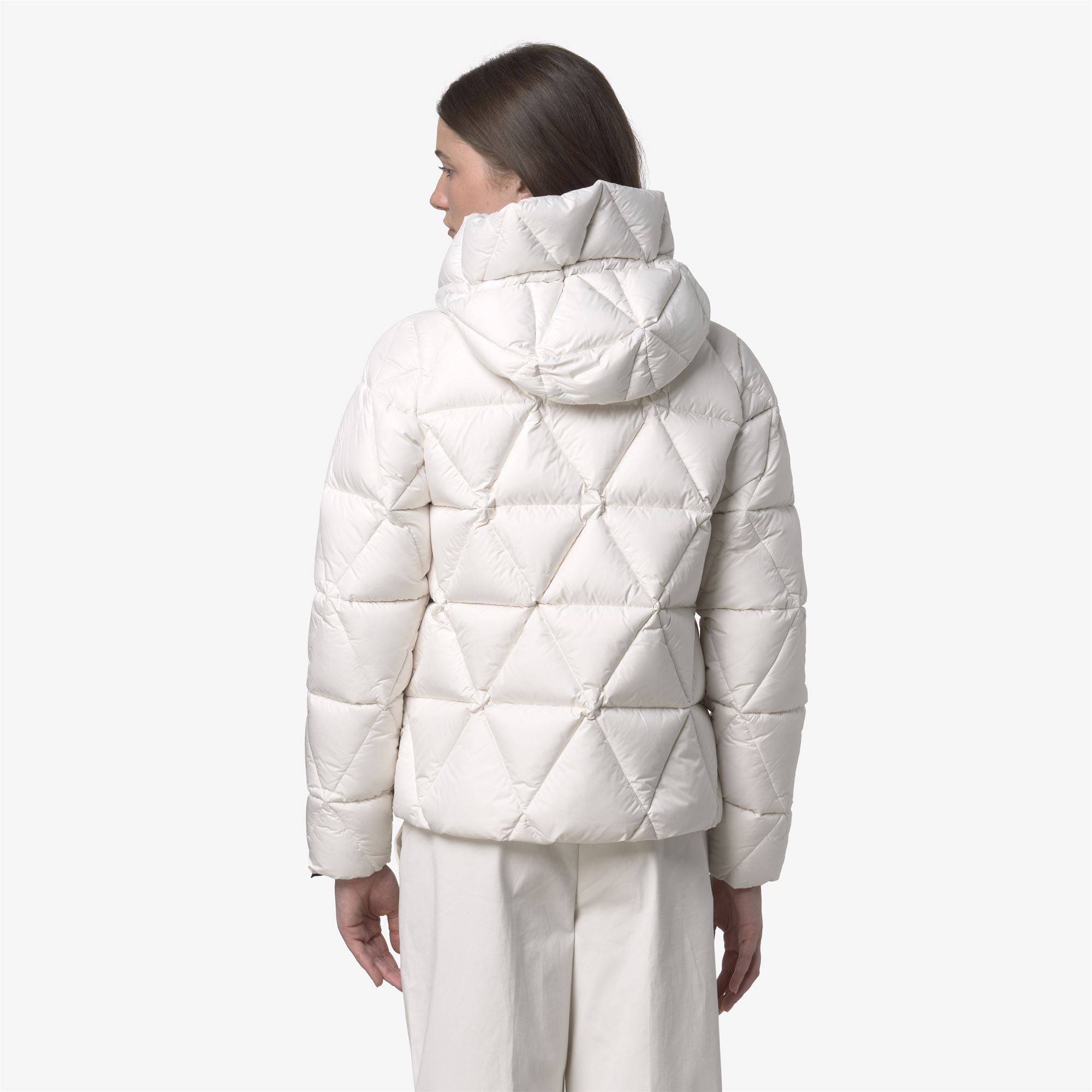 Jackets_WOMAN_LETHILLE THERMO MICROFIBER_Short_White Gardenia Combo - White Gardenia - Commercial 6