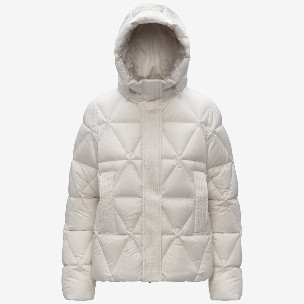 Jackets_WOMAN_LETHILLE THERMO MICROFIBER_Short_White Gardenia Combo - White Gardenia - Commercial 1