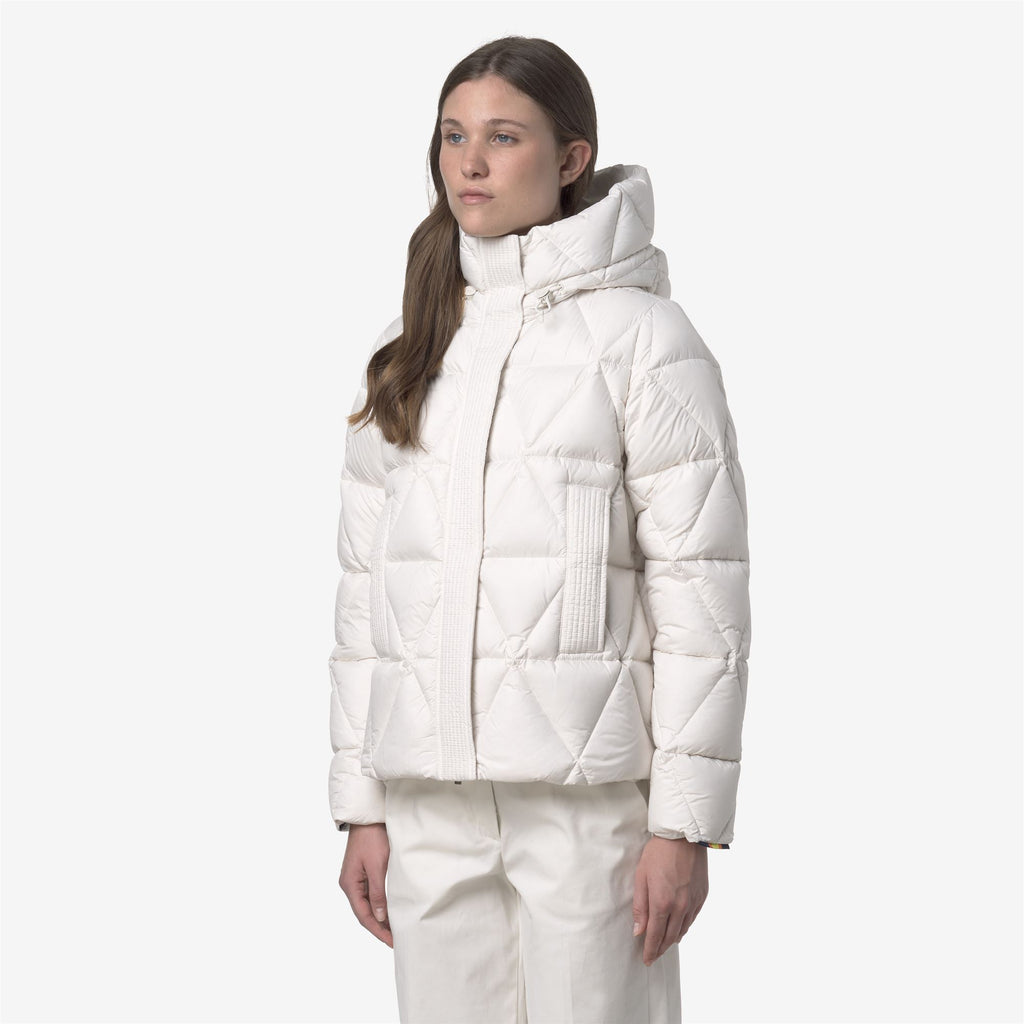 Jackets_WOMAN_LETHILLE THERMO MICROFIBER_Short_White Gardenia Combo - White Gardenia - Commercial 5