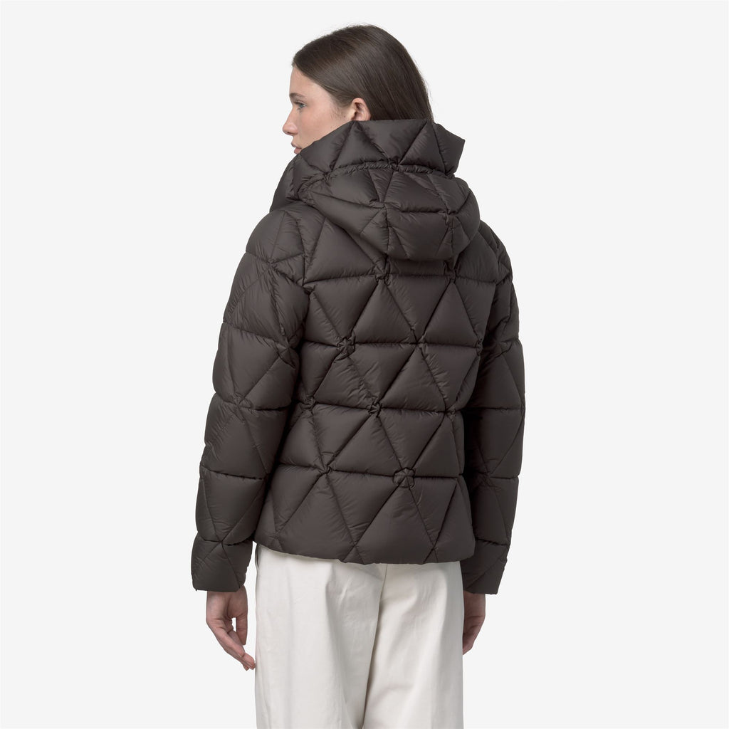 Jackets_WOMAN_LETHILLE THERMO MICROFIBER_Short_Black Olive Combo - Black Olive - Commercial 6