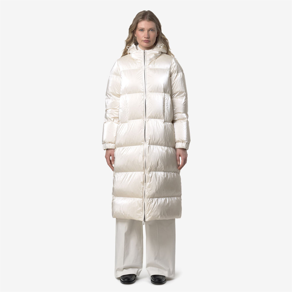 Jackets_WOMAN_RUENNE THERMO PEARLY_Long_White Gardenia Combo - White Gardenia - Commercial 4