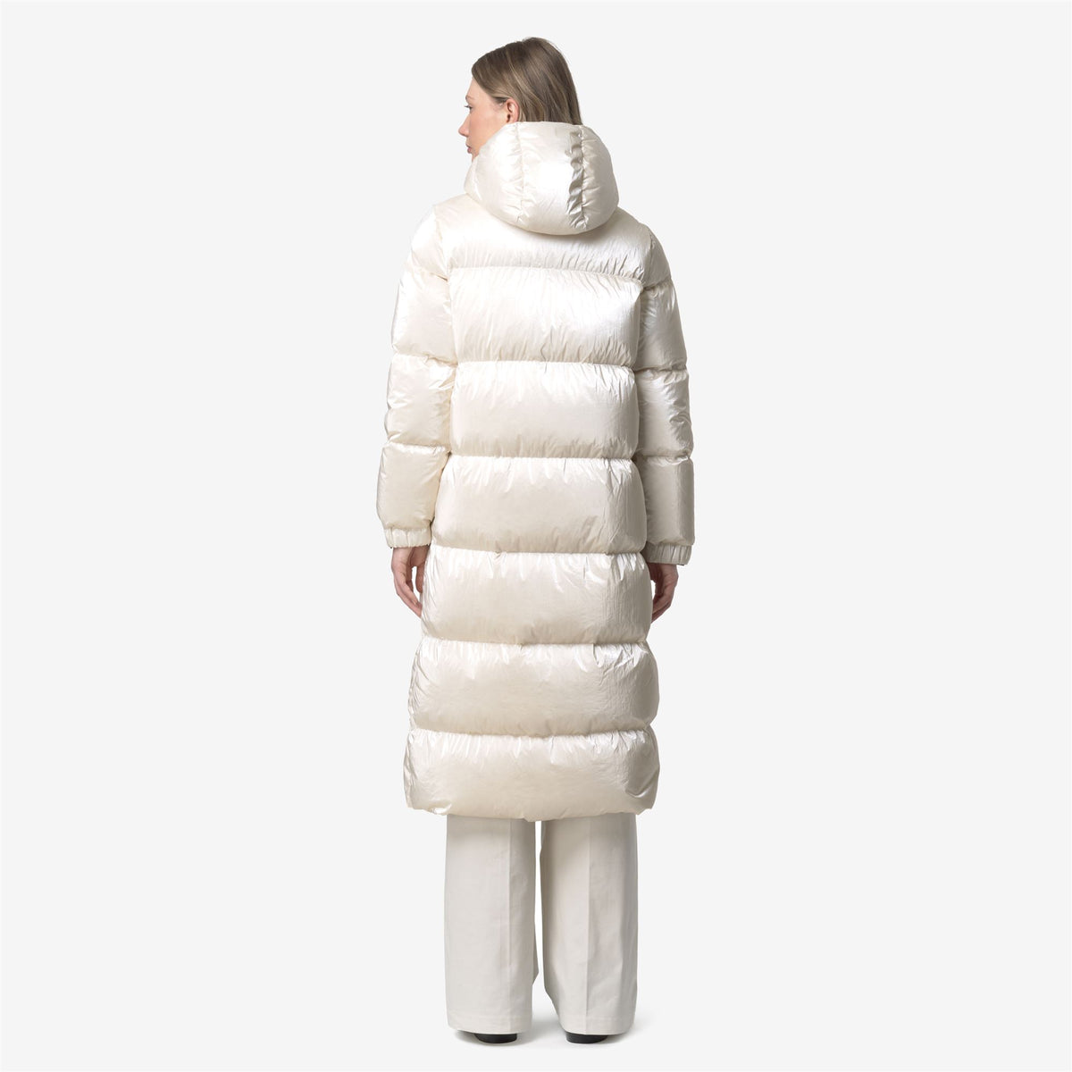 Jackets_WOMAN_RUENNE THERMO PEARLY_Long_White Gardenia Combo - White Gardenia - Commercial 6