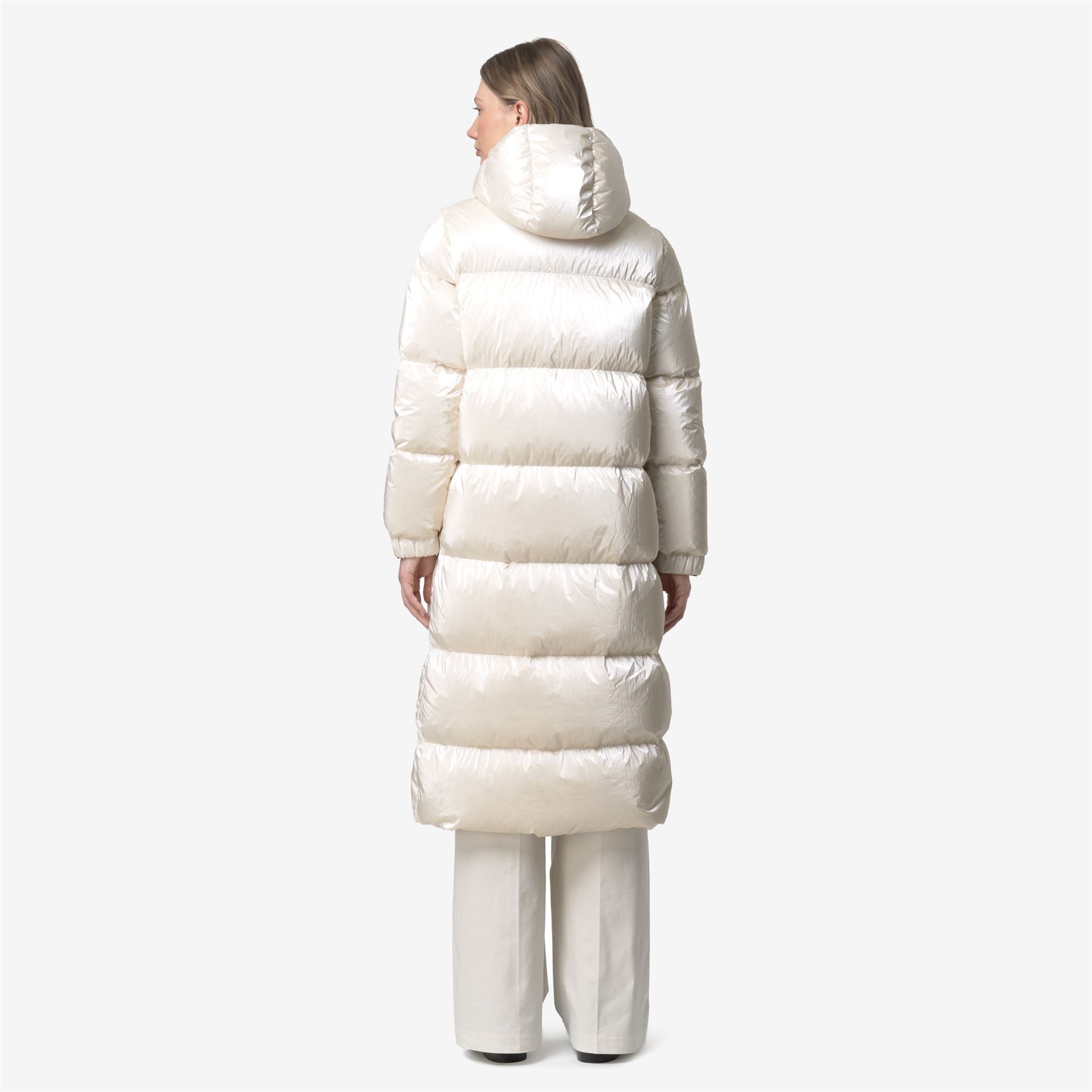 Jackets Woman RUENNE THERMO PEARLY Long WHITE GARDENIA COMBO