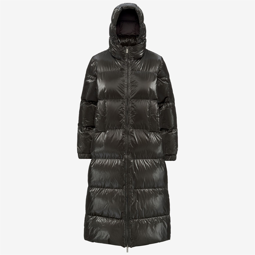 Jackets_WOMAN_RUENNE THERMO PEARLY_Long_Black Olive Combo - Black Olive - Commercial 1