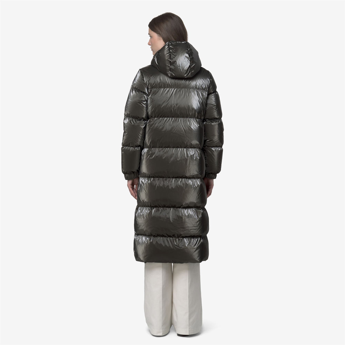 Jackets_WOMAN_RUENNE THERMO PEARLY_Long_Black Olive Combo - Black Olive - Commercial 6