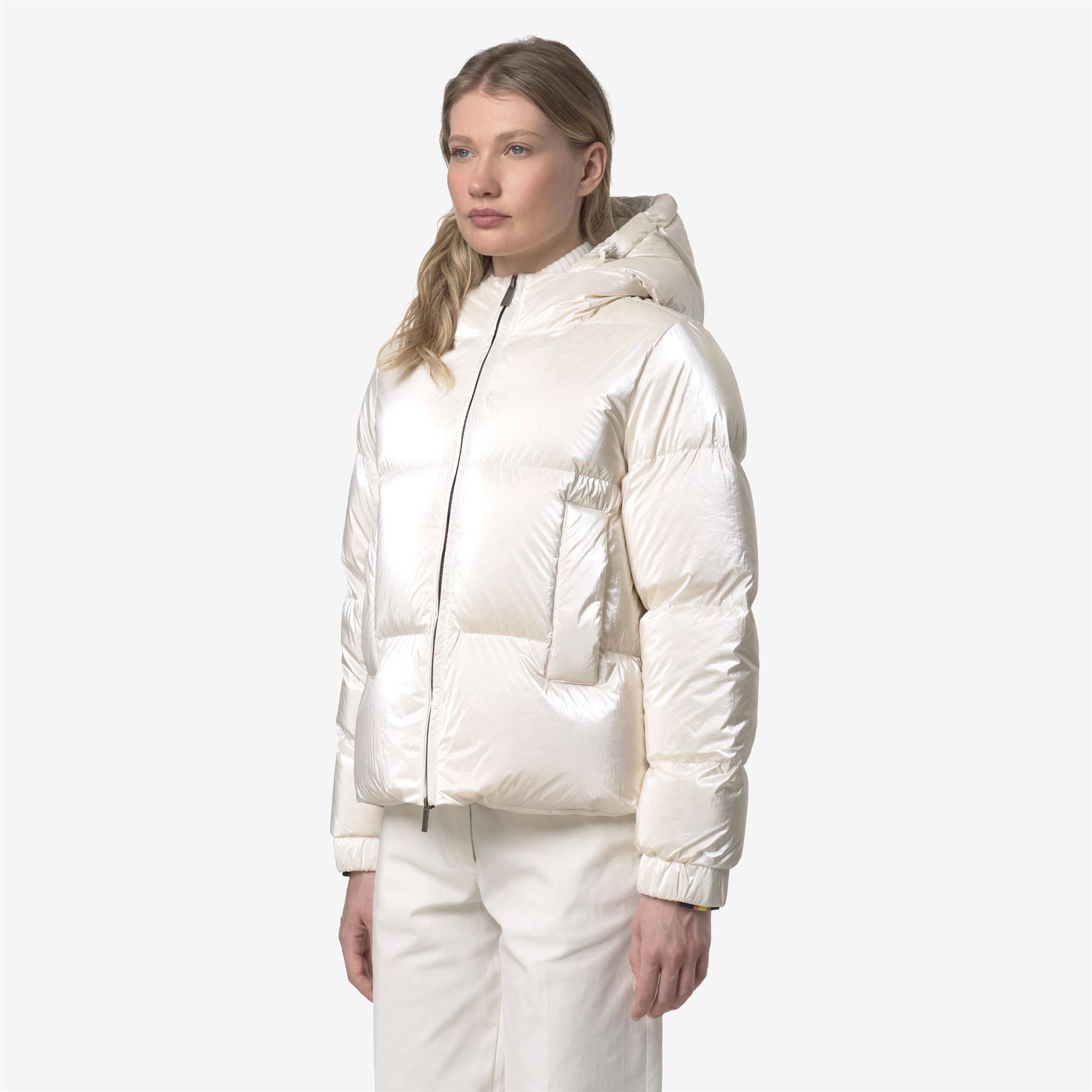 Jackets_WOMAN_LETHILLE THERMO PEARLY_Short_White Gardenia Combo - White Gardenia - Commercial 5