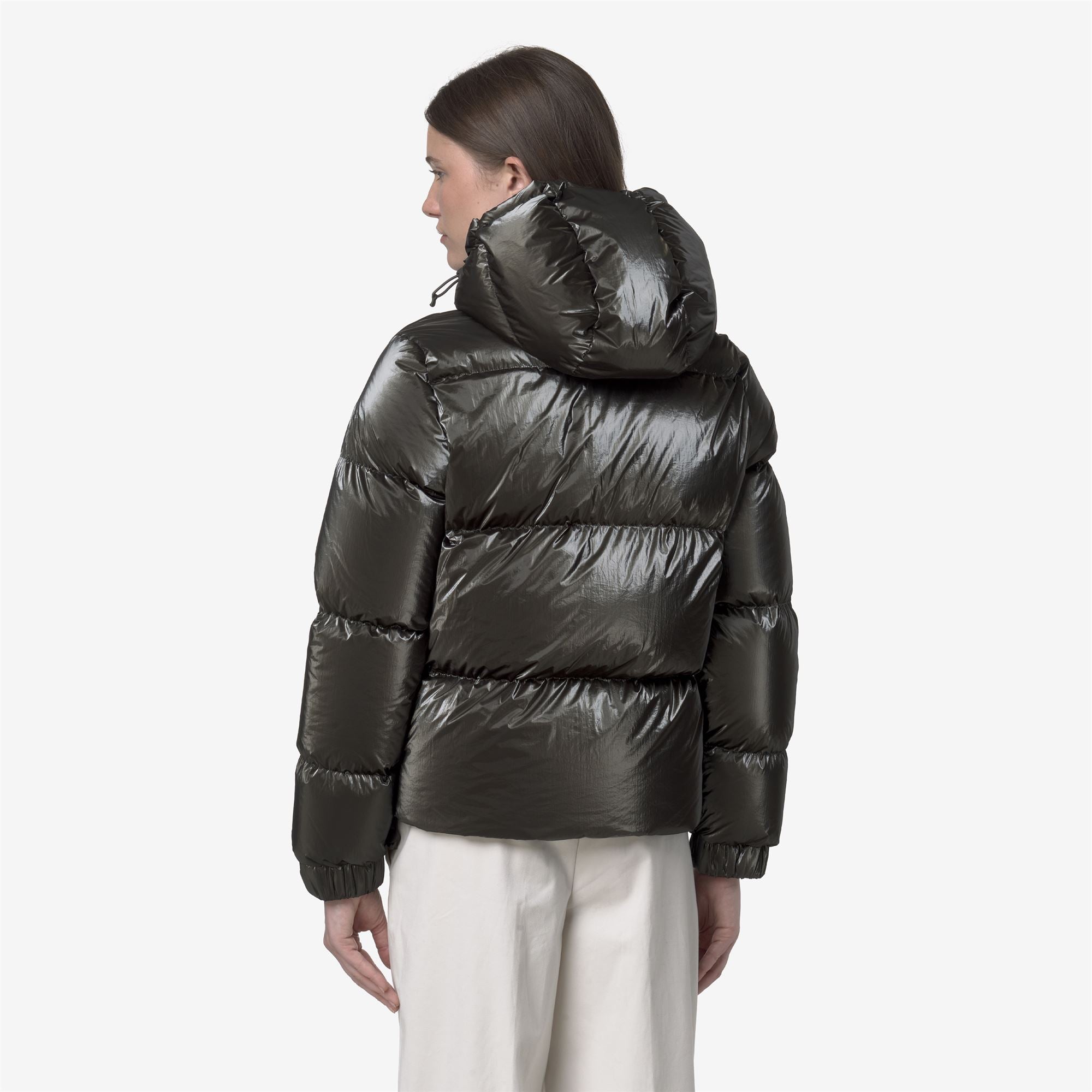 Jackets_WOMAN_LETHILLE THERMO PEARLY_Short_Black Olive Combo - Black Olive - Commercial 6