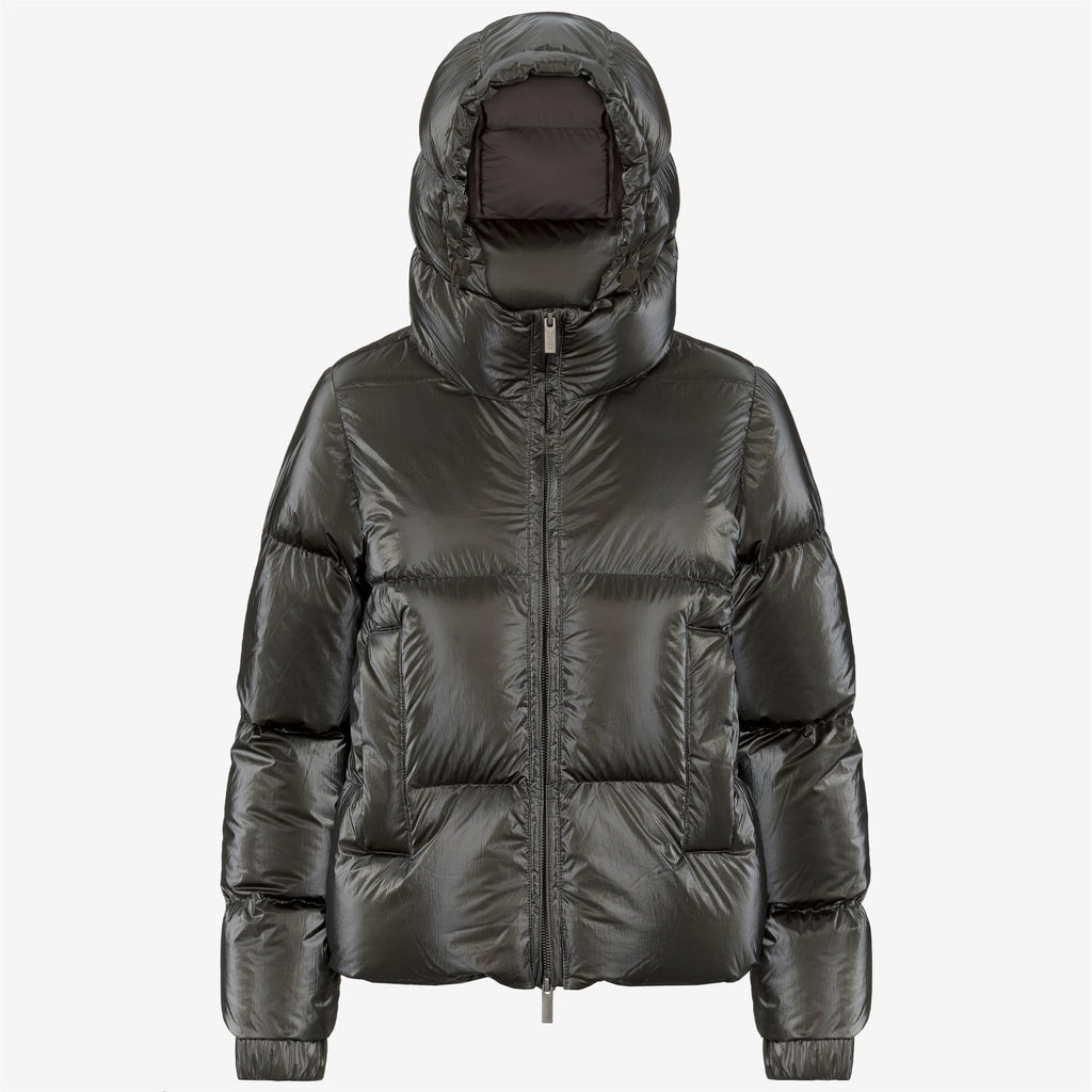 Jackets_WOMAN_LETHILLE THERMO PEARLY_Short_Black Olive Combo - Black Olive - Commercial 1