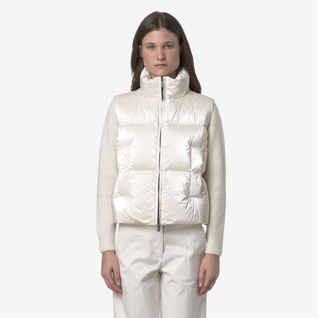 Jackets_WOMAN_THILLE THERMO PEARLY_Vest_White Gardenia Combo - White Gardenia - Commercial 4