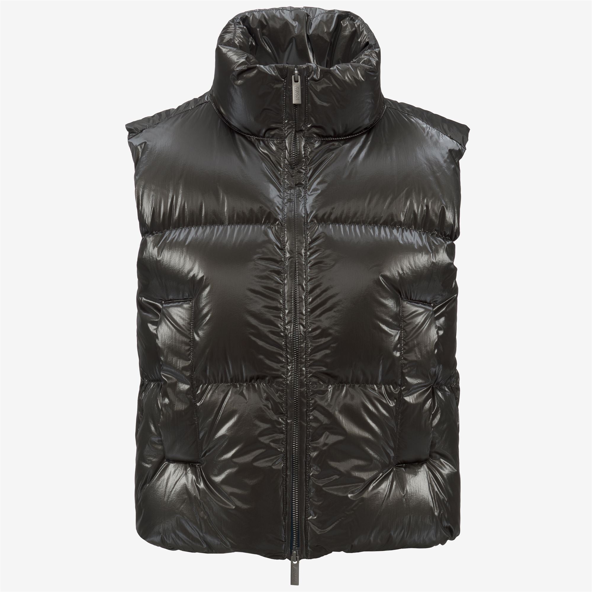Jackets_WOMAN_THILLE THERMO PEARLY_Vest_Black Olive Combo - Black Olive - Commercial 1