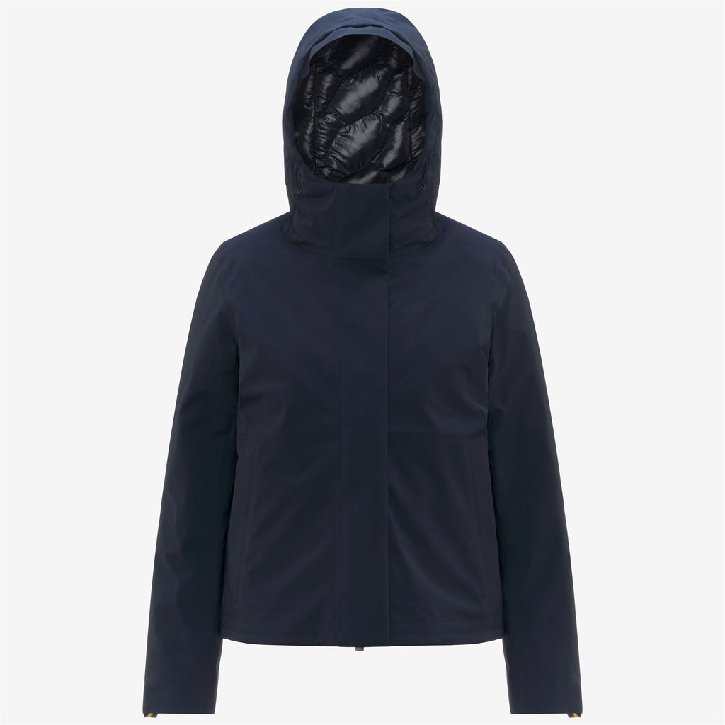 Jackets_WOMAN_TALE BONDED PADDED_Short_Blue Depth - Blue Depth - Commercial 1