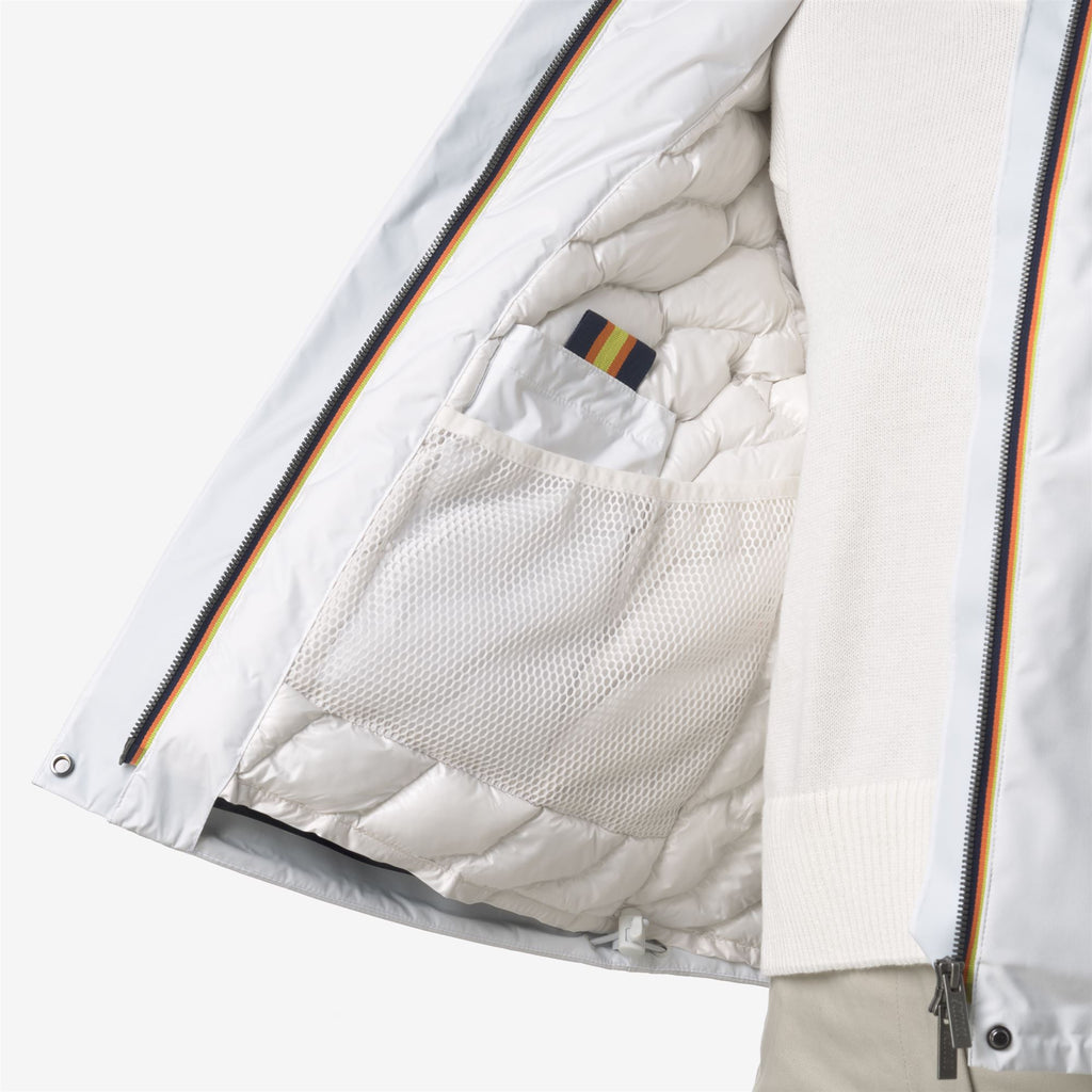 Jackets_WOMAN_TALE BONDED PADDED_Short_White Gardenia Combo - White Gardenia - Commercial 7