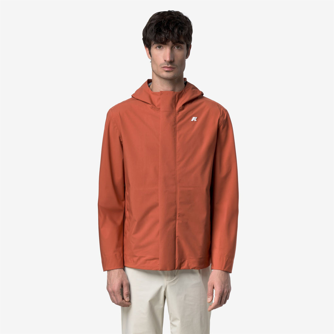JACKO STRETCH 2L Jackets Short Man Orange Brownish 01