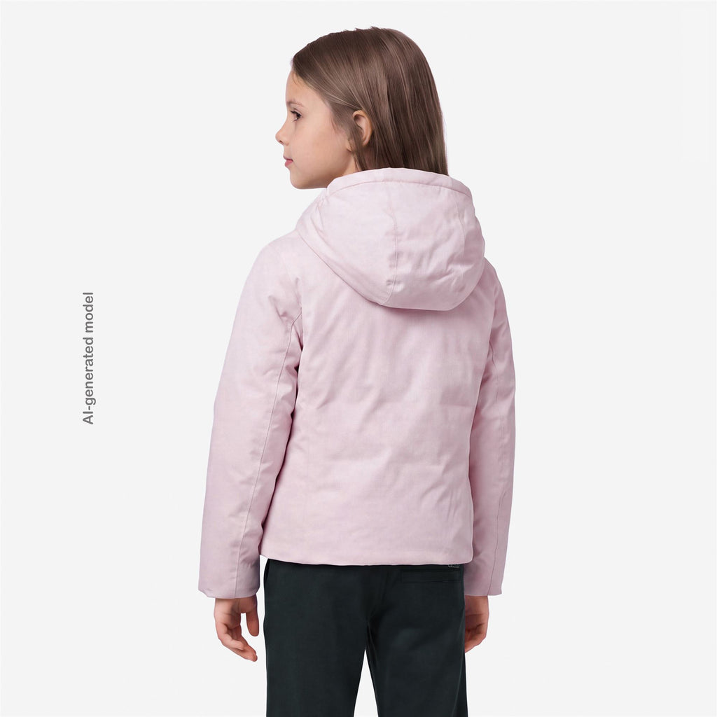 Jackets_GIRL_P. LILY TWILL SOFT BEAVER_Short_Pink Sallow - Grey Warm - Commercial 6