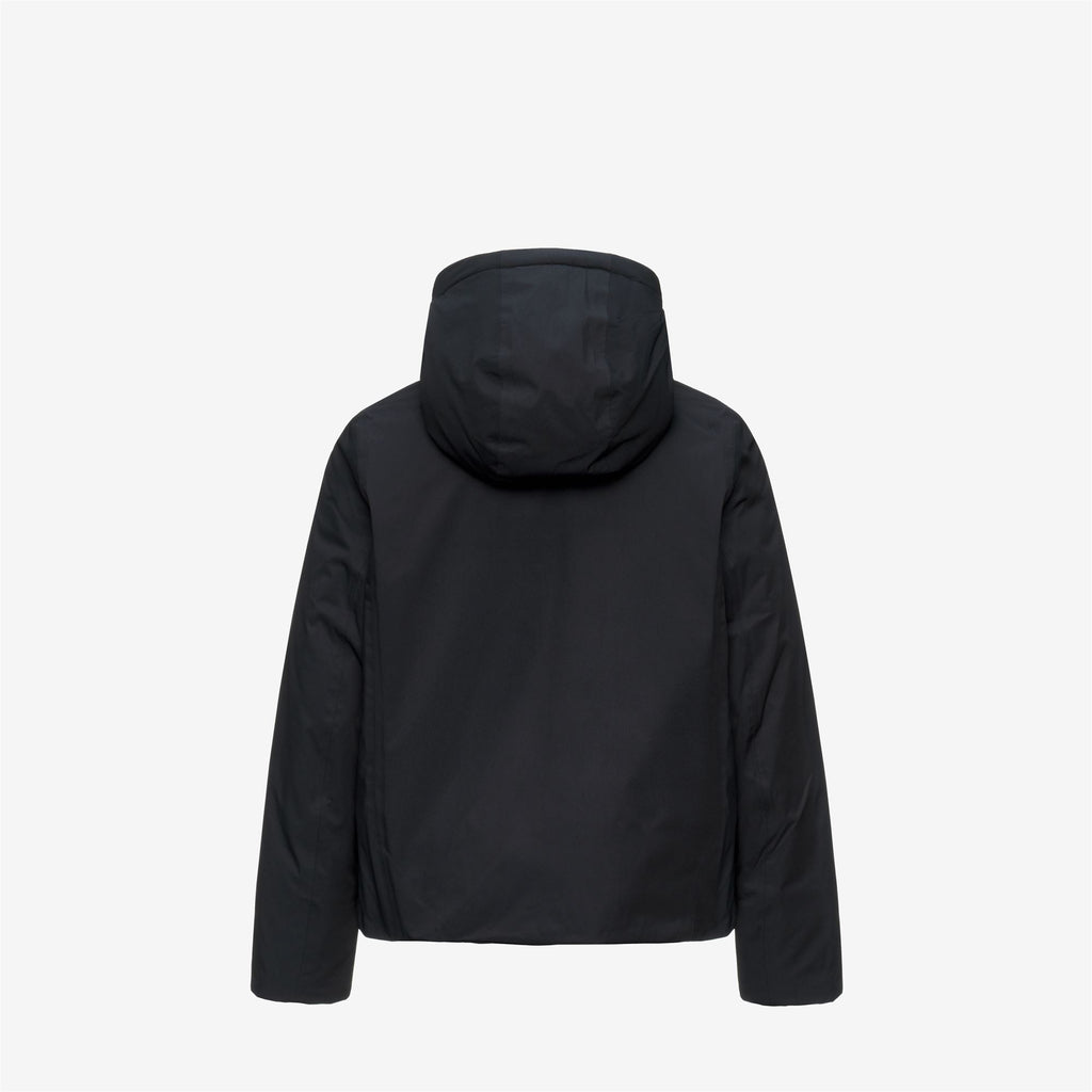 Jackets_GIRL_P. LILY TWILL SOFT BEAVER_Short_Black Pure - Grey Warm - Commercial 2