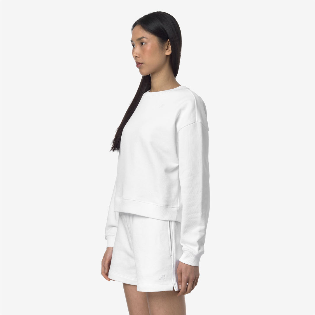 Grey white Women's Casual Fleece Pullover for Athleisure Wear main