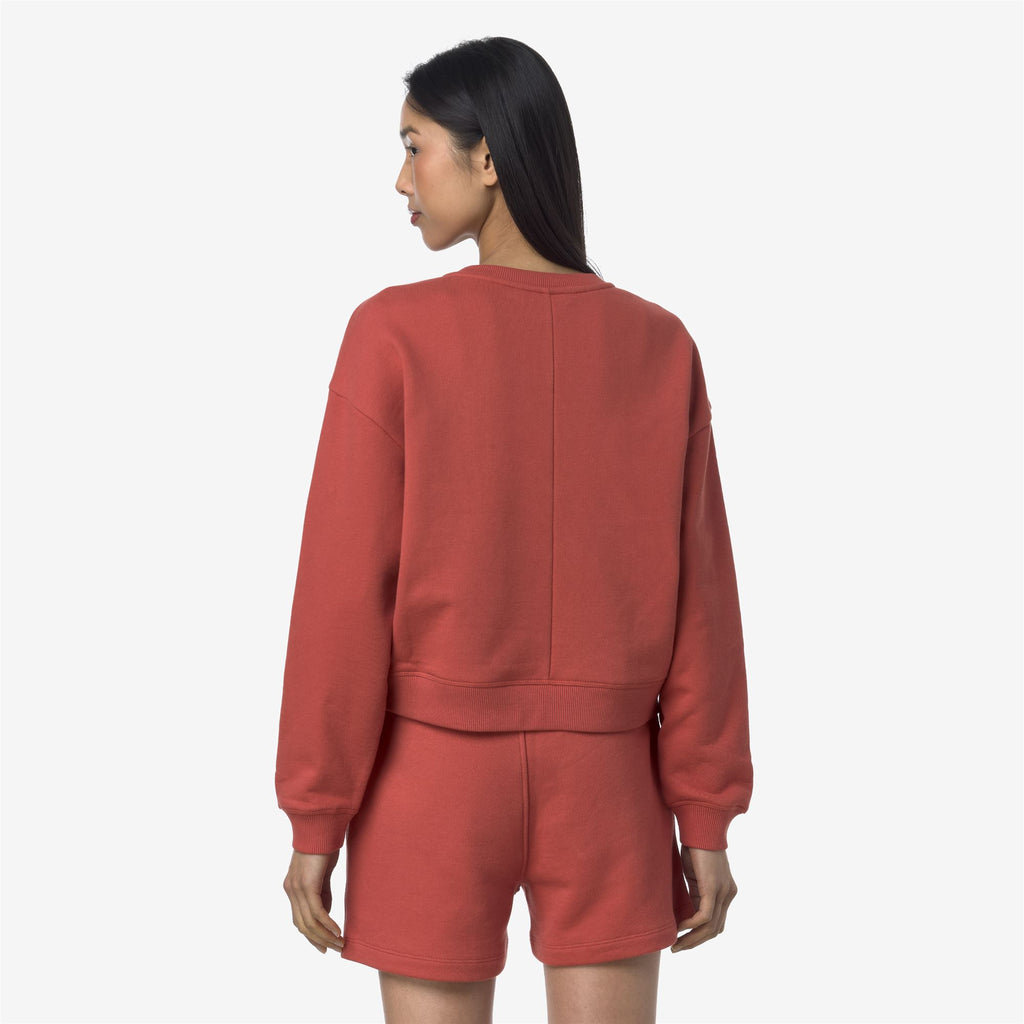 Fleece_WOMAN_LOIZA FRENCH TERRY_Pull Over_Red Jasper - Commercial 6