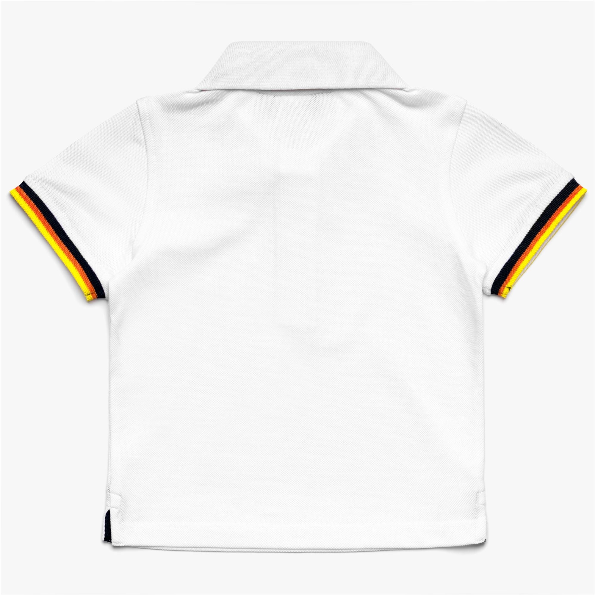 Polo Shirts_KID UNISEX_E. VINCENT CONTRAST PIQUE_Polo_White - Commercial 2