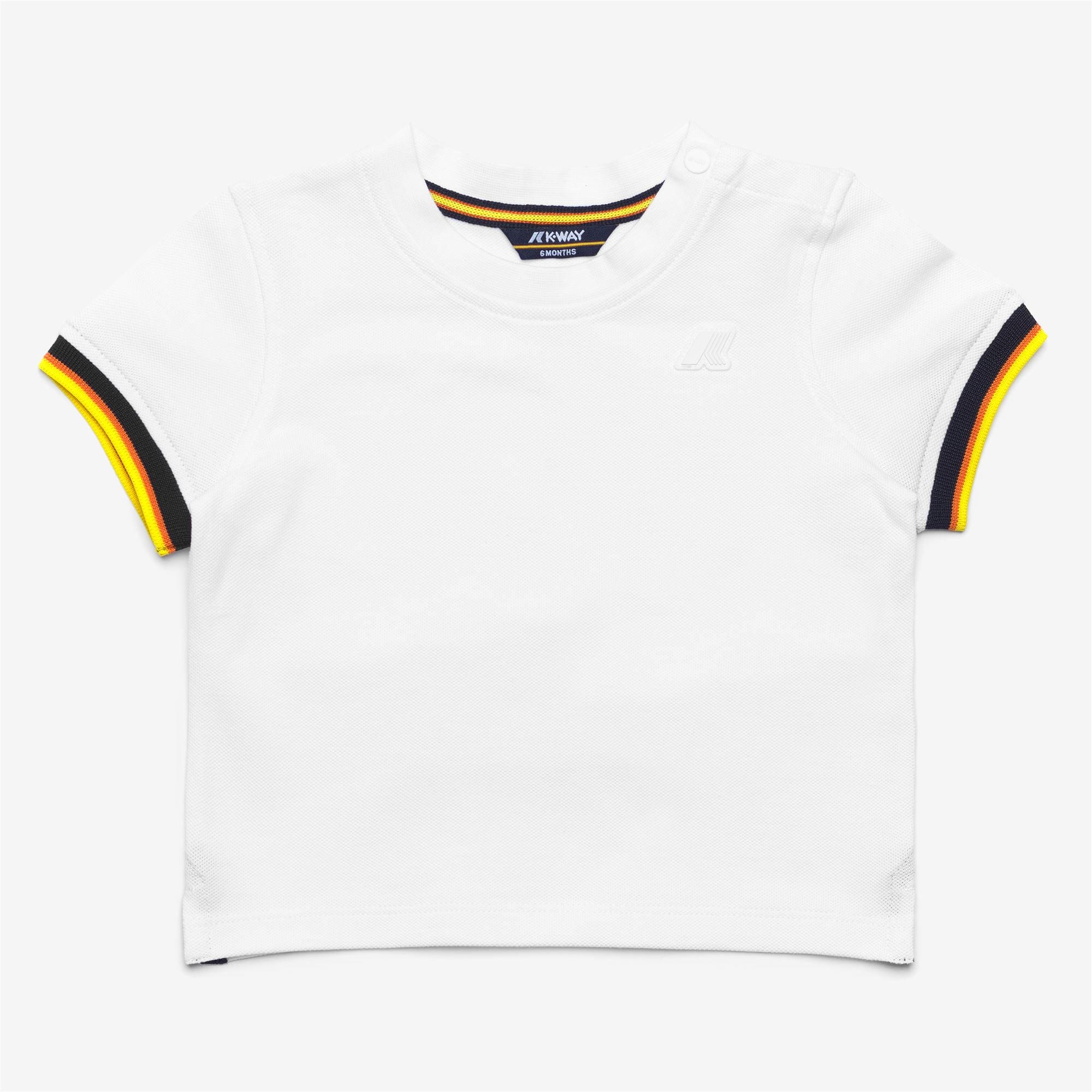 T-Shirts & Top_KID UNISEX_E. PETE CONTRAST PIQUE_T-Shirt_White - Commercial 1
