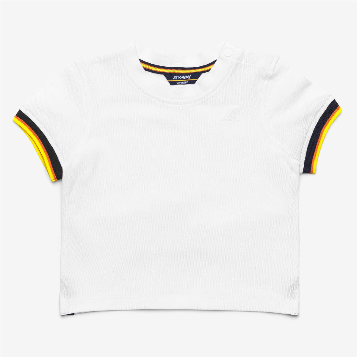 T-Shirts & Top_KID UNISEX_E. PETE CONTRAST PIQUE_T-Shirt_White - Commercial 1