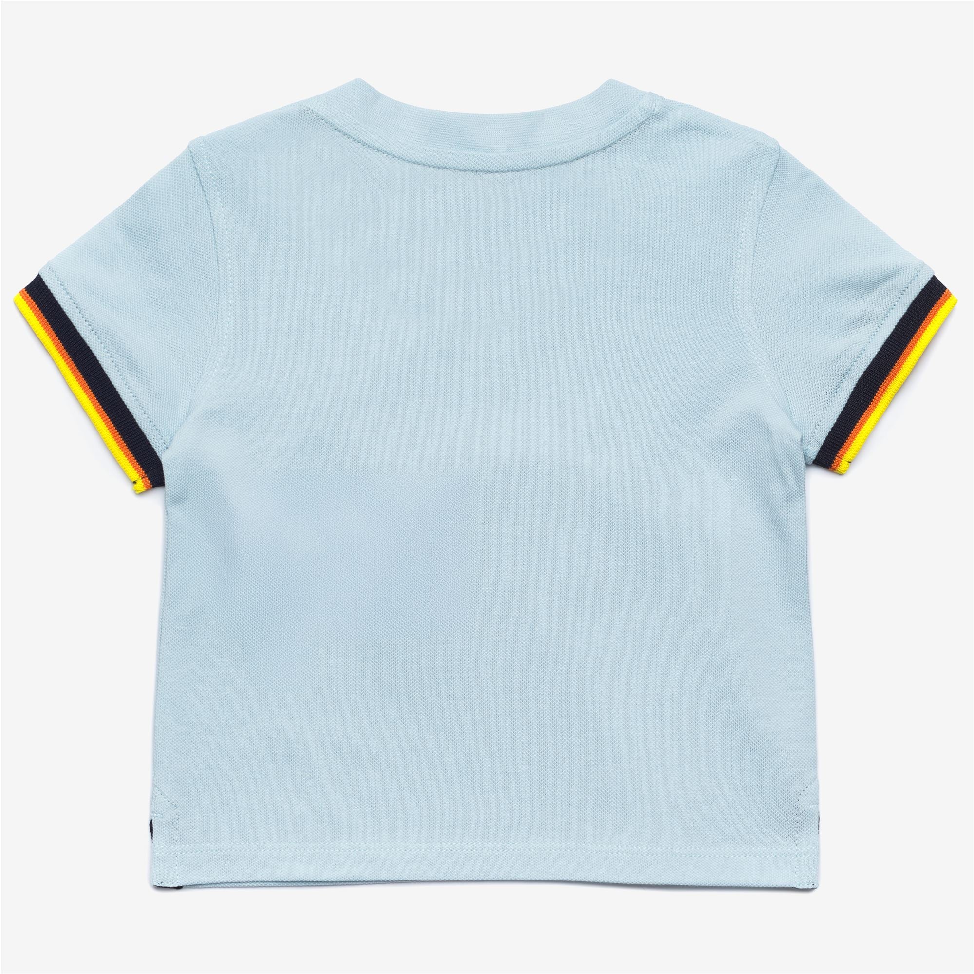 T-Shirts & Top_KID UNISEX_E. PETE CONTRAST PIQUE_T-Shirt_Blue Baby - Commercial 2