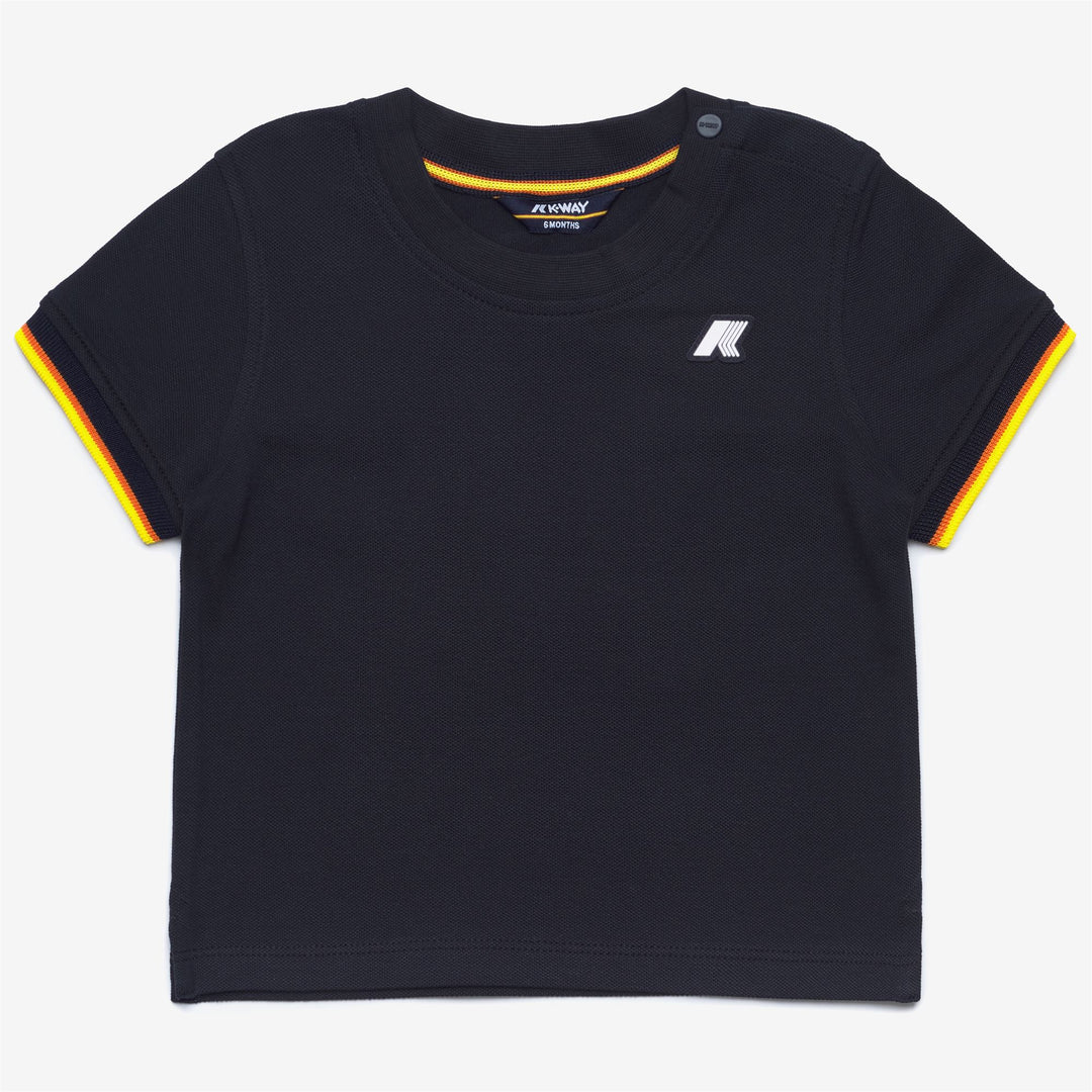 Blue Depth Unisex Kids Stretch Cotton T-Shirt for City Wear 01