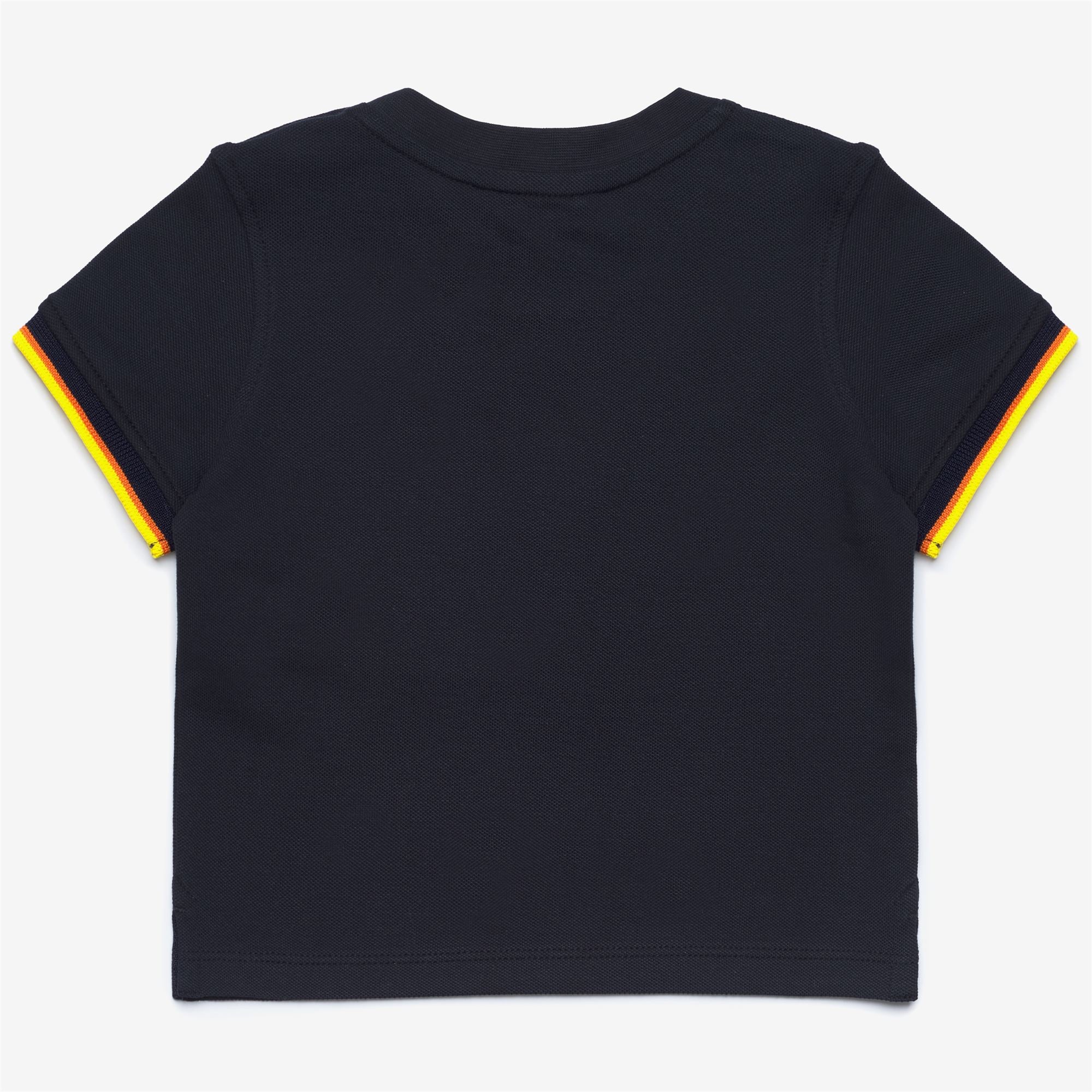 T-Shirts & Top_KID UNISEX_E. PETE CONTRAST PIQUE_T-Shirt_Blue Depth - Commercial 2