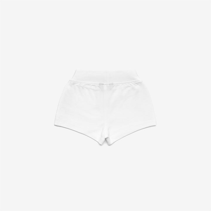 Grey White Kids' Casual Sport Shorts with Elastic Waistband 2