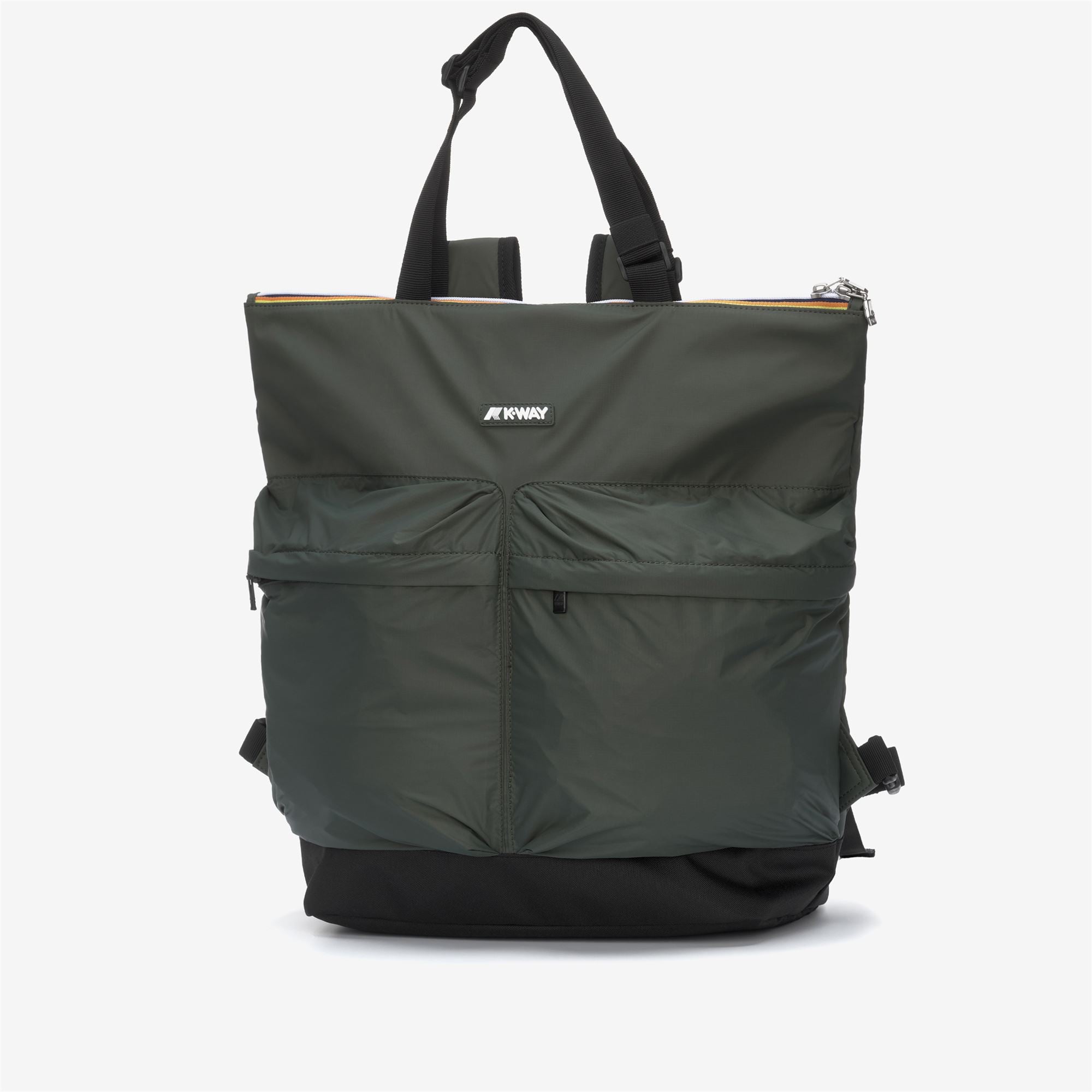 Bags_UNISEX_NOAM_Shopping Bag_GREEN BLACKISH - Commercial 2