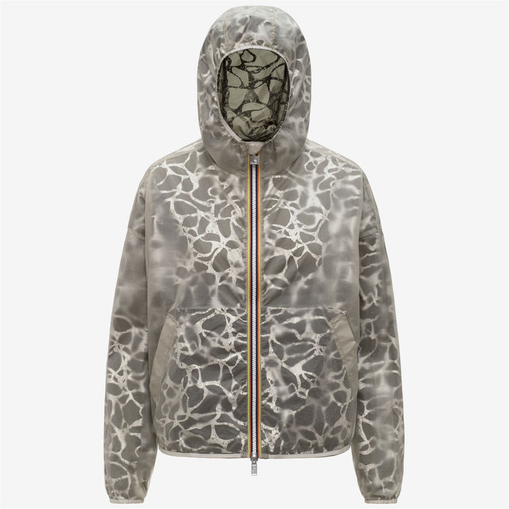 LAURETTE SUPER LIGHT LAMI REVERSIBLE - Jackets - Short - Woman - GREEN LICHEN-BEIGE LT 2