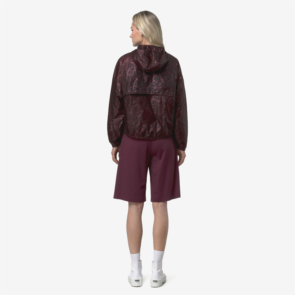 LAURETTE SUPER LIGHT LAMI DOUBLE Jackets Short Woman Violet-Beige Laminated 02