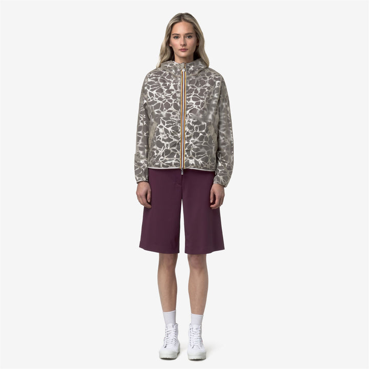 LAURETTE SUPER LIGHT LAMI DOUBLE Giacche Breve Donna Violet-Beige Laminated 4