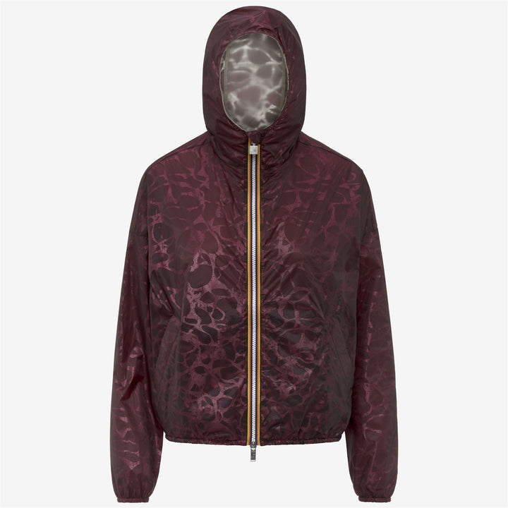 LAURETTE SUPER LIGHT LAMI REVERSIBLE - Jackets - Short - Woman - VIOLET-BEIGE LAMINATED 1