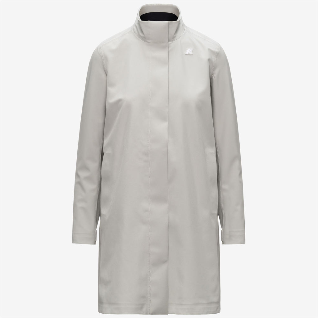 Jackets_Woman_DUKESSE BONDED JERSEY_3/4 Length_BEIGE LT - Commercial 1