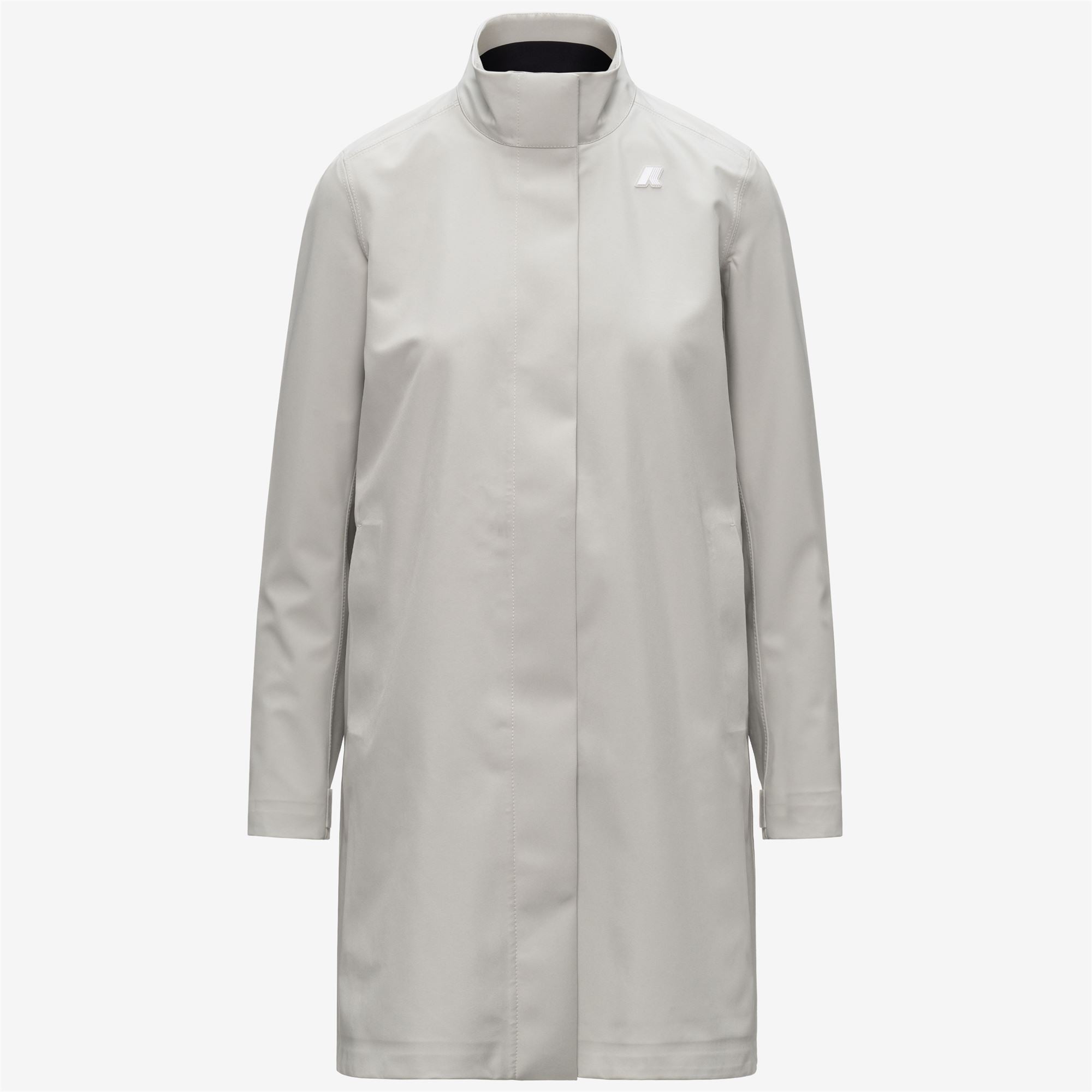 Jackets_Woman_DUKESSE BONDED JERSEY_3/4 Length_BEIGE LT - Commercial 1