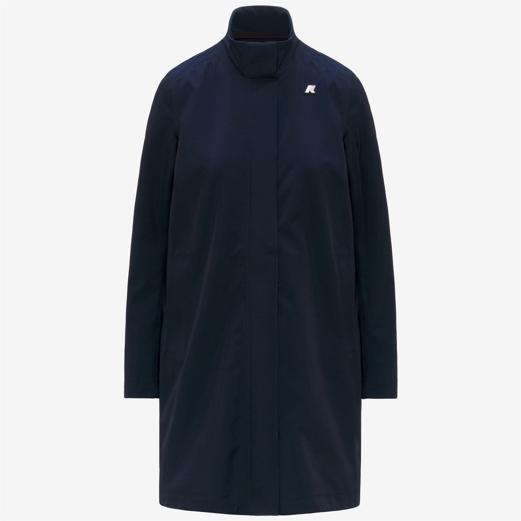Jackets_Woman_DUKESSE BONDED JERSEY_3/4 Length_Blue Depth - Commercial 1
